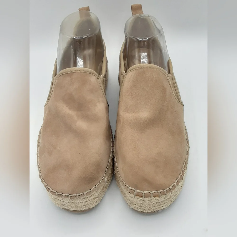 SAM EDELMAN Carrin suede platform espadrilles size 9.5.